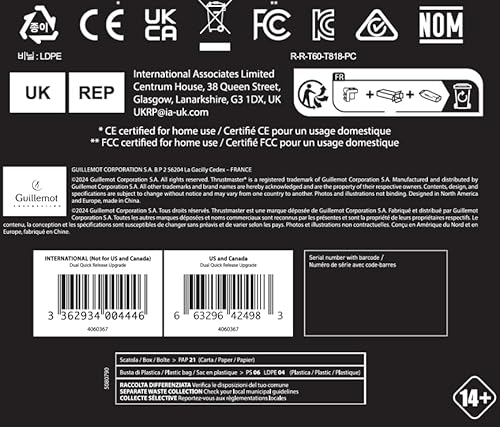 Quick Release Adapter, Pack Duo, Compatibile con la Base T818 Direct Drive - Controller - Immagine 3