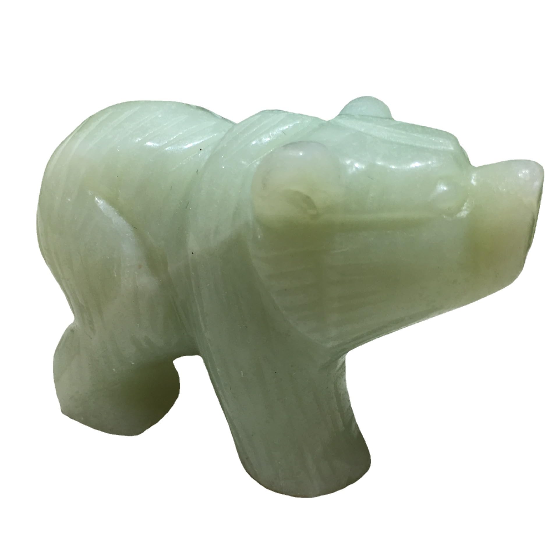 2 inch Crystal Bear Pendant,Brown Bear Statue 2in,Polar Bear Crystal Pendant (Tianhe Stone)