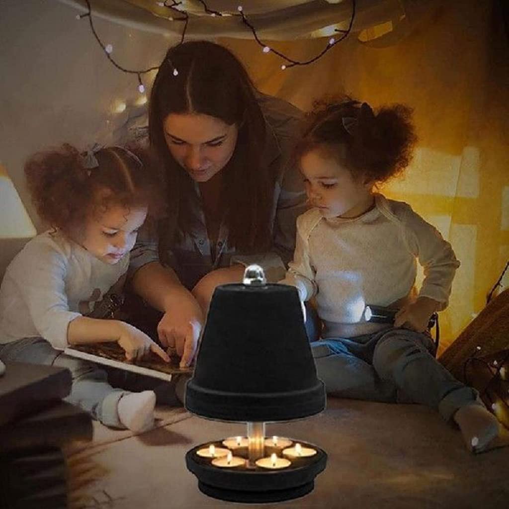 Chauffe-Plat En Céramique Avec Bougies – Décoration Et Chauffage D’Ambiance – Pour Table, Jardin, Terrasse