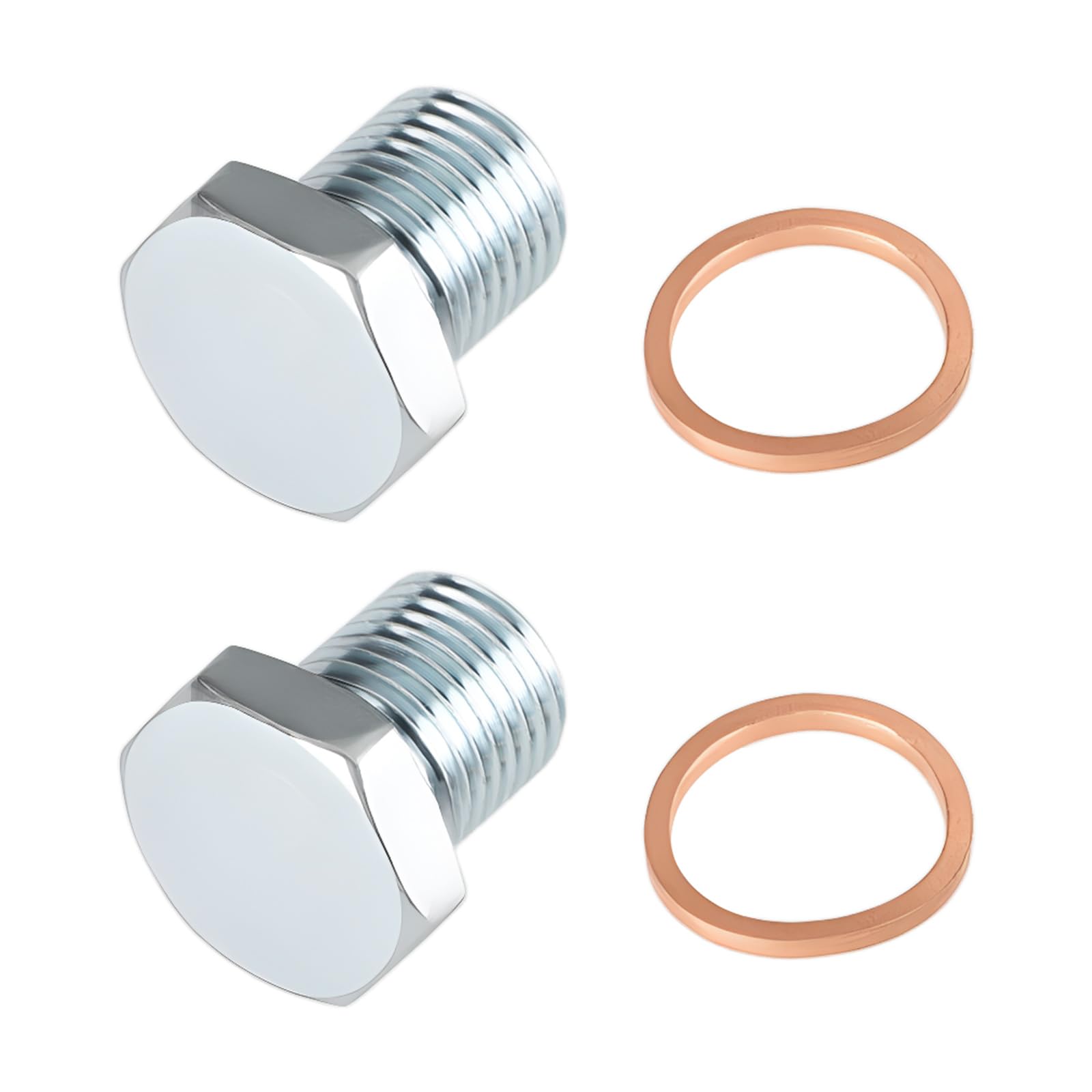 Tappo Coppa Olio 2 Pezzi 55184773 M12x1,25mm Compatibile Con Abarth Compatibile Con Fiat
