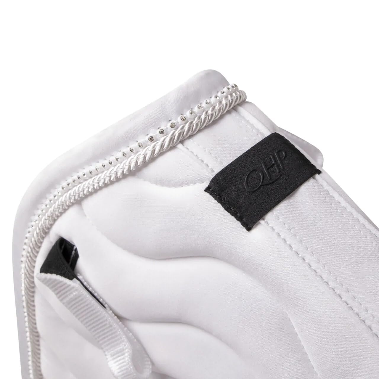 NETPROSHOP Schabracke Versehen mit Nummernhalter Vielseitigkeit und Dressur Pony und Full, Groesse:Pony, Farbe:D Weiss