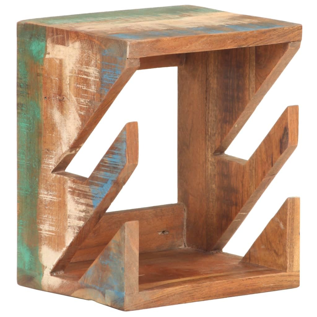 Deskorolka uchwyt ścienny z litego drewna pochodzącego z recyklingu 25 x 20 x 30 cm na 2 deskorolki, ręcznie wykonany, montaż ścienny, schowek, garaż, piwnica, kolekcja skate