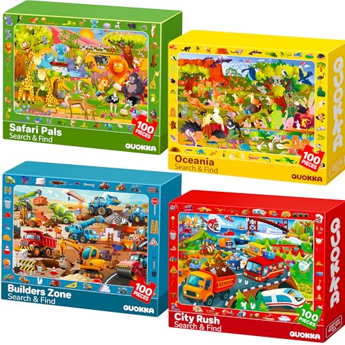 Puzzle 100 Piezas Animal 4-8 Anos