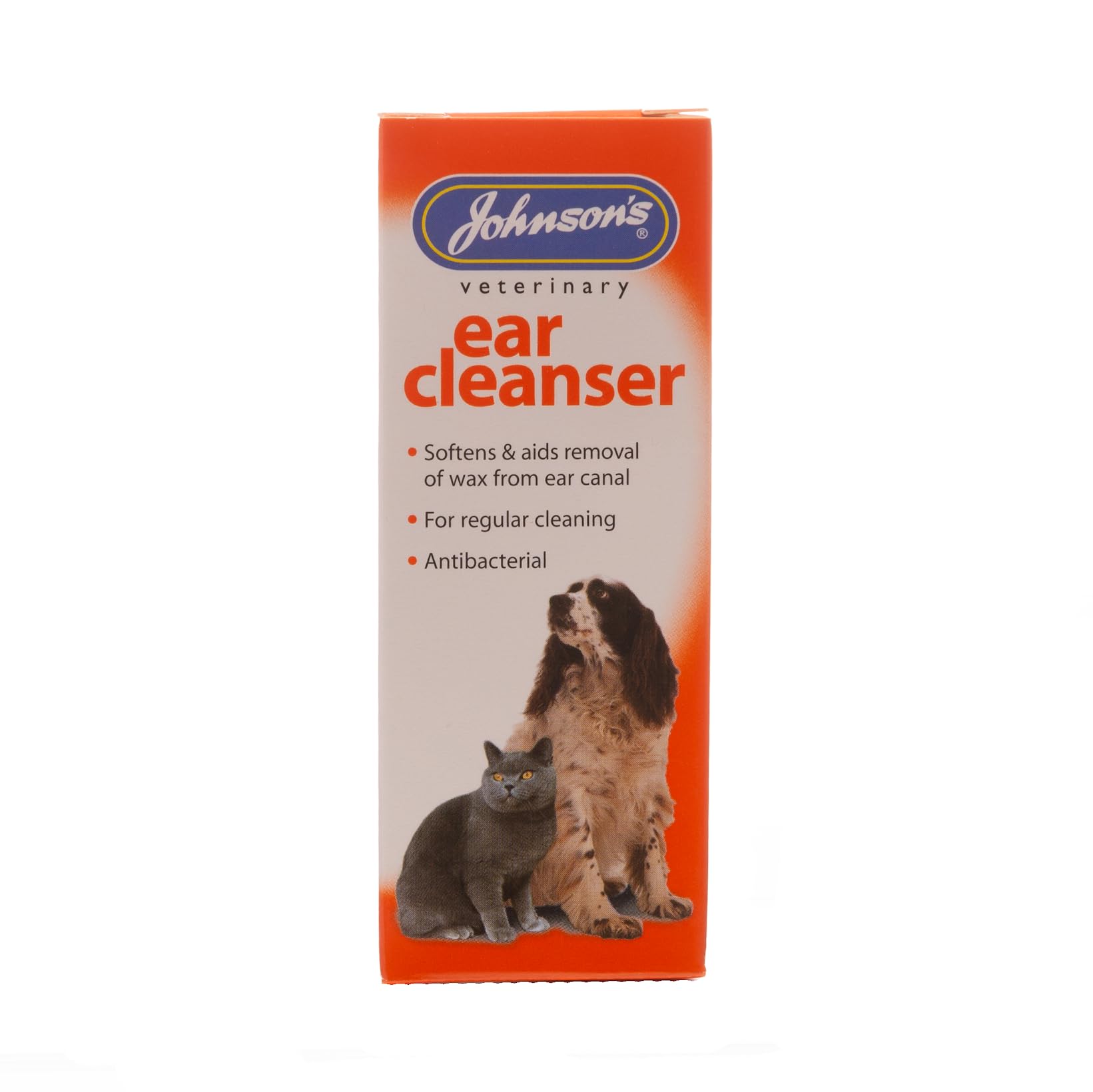 Johnsons ear cleanser 50ml, ear cleaner, Antibacterial for cats and dogs