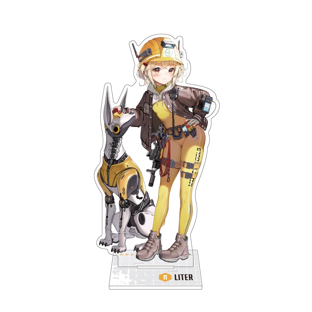 Algernon Products Nikke Acrylic Stand, Litter Approx. W 1.7 - 4.1 x H 4.7 inches (43 - 106 x 120 mm), Acrylic