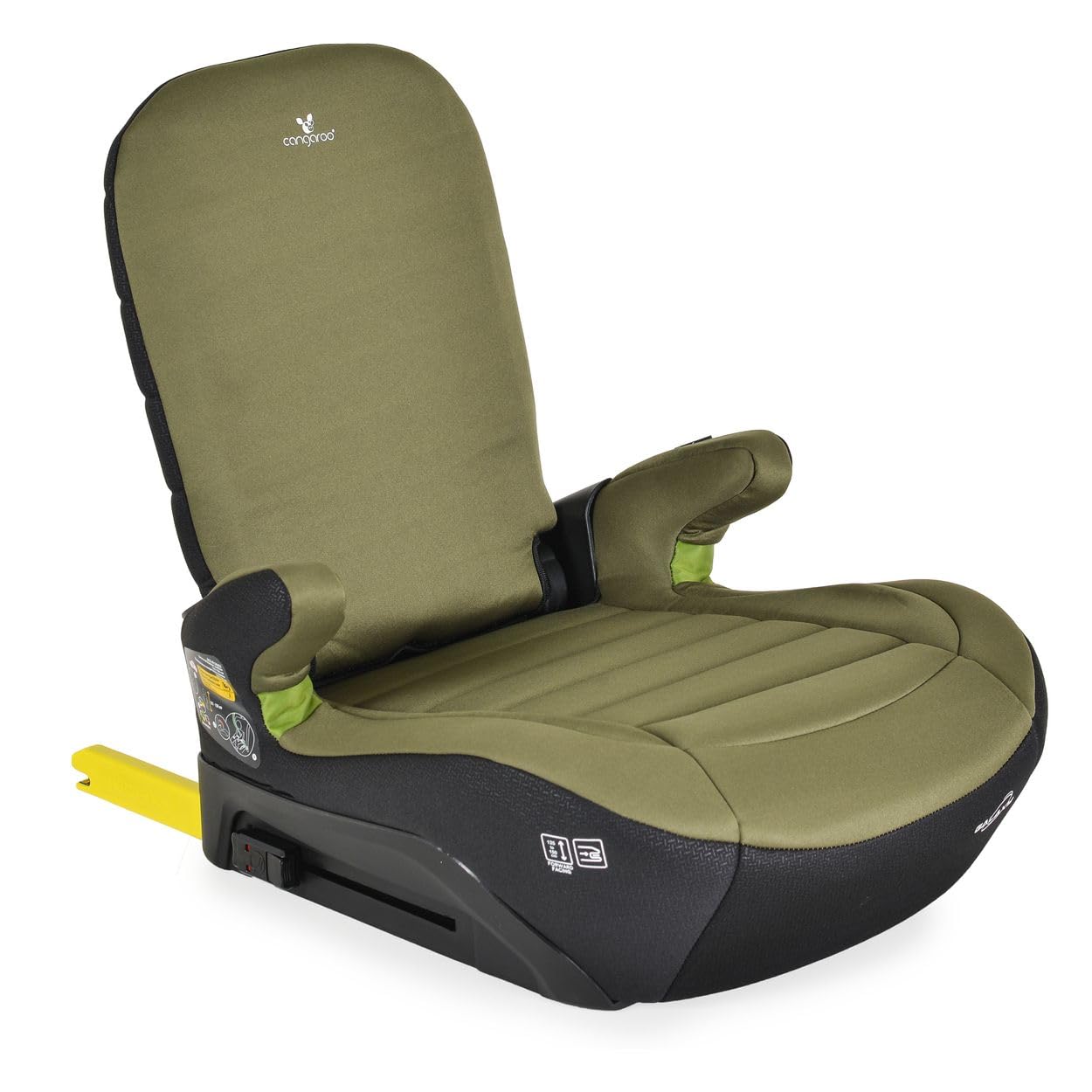 Cangaroo, siège enfant Galaxy i-Size (125-150 cm) groupe 3, Isofix, dossier, coloris:verdoyant