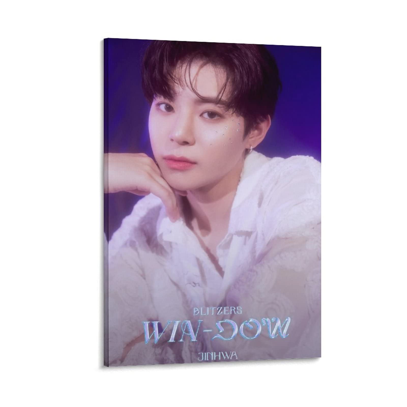 Jinhwa Blitzers 『 Window 』Hit The Bass Ver.1 Concept Kpop Boy Group Band Idol Cover Art Modern Poster Art Paintings on Canvas for Home Room Office Wall Decoration 16x24inch(40x60cm)