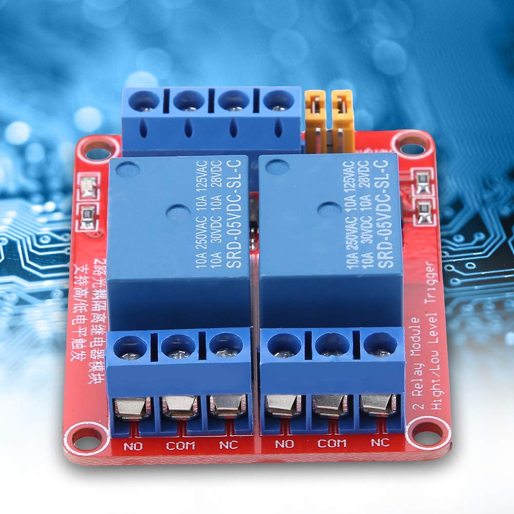 Module Relais 2 Canaux 5V - Avec Optocoupleur, Pour Arduino/Raspberry Pi, 250V/10A
