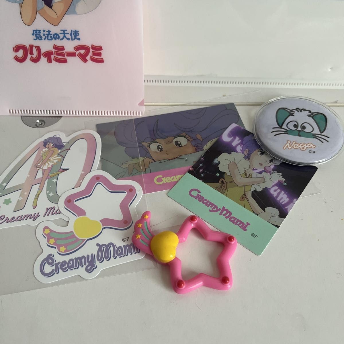 Amazon.co.jp: 魔法の天使クリィミーマミ グッズ 缶バッチ クリア