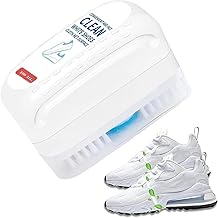 SENVOX 2-in-1 White Shoe Cleaner Kit | Dual Action Cleaning Brush with Built-in Detergent | Portable & Reusable | Fast & Easy Cleaning for White Sneakers, Mesh, and Fabric Surfaces