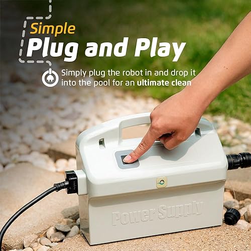 Miniatura 4 de Dolphin Nautilus Pool Up - Aspirador robótico automático para piscina, cepillo para limpiar pisos y paredes, ideal para piscinas sobre el suelo de