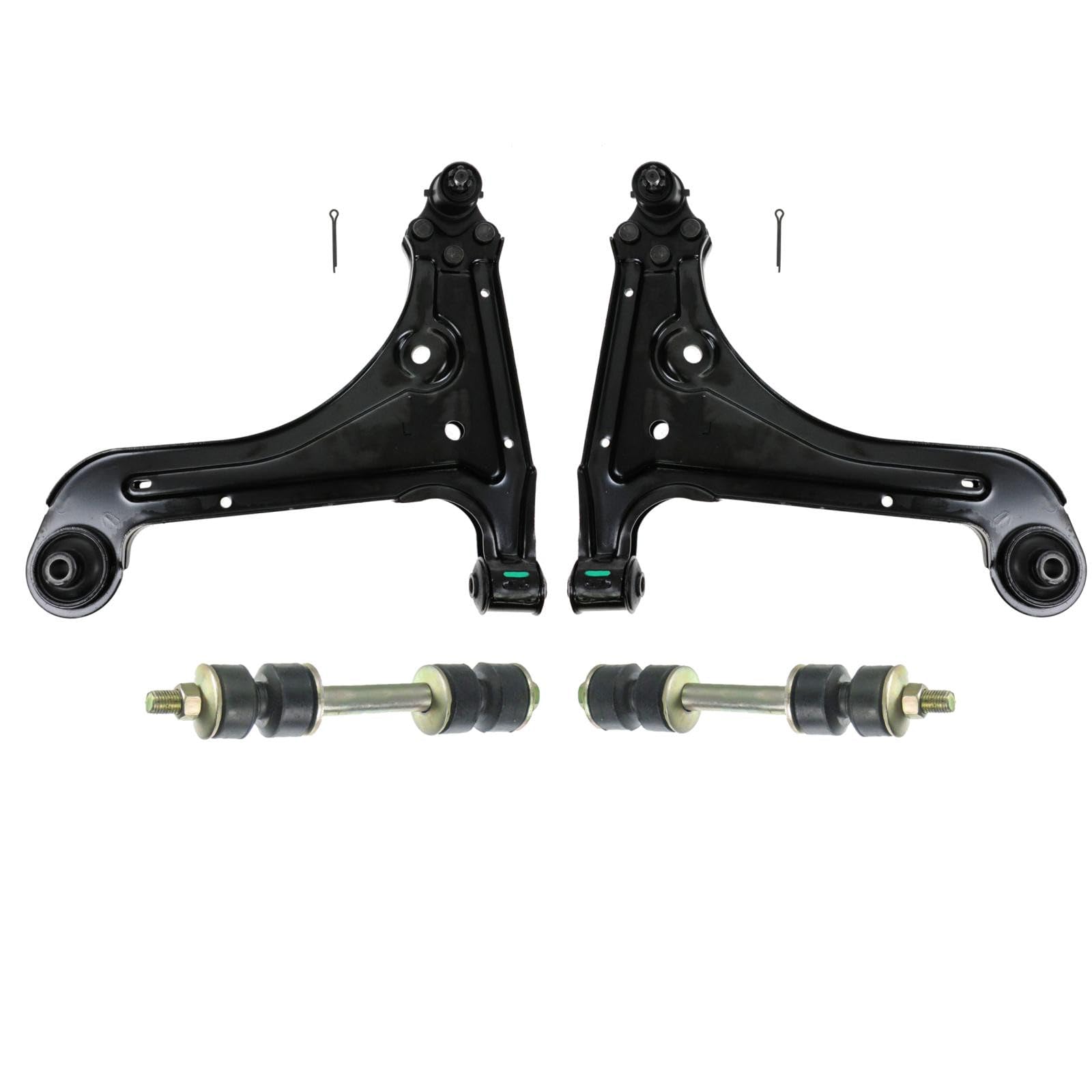 TRQ Front Suspension Kit Control Arm with Ball Joint Sway Bar Stabilizer Link Compatible with 95-97 Buick 94-96 Chevrolet 95-96 Oldsmobile 95-98 Pontiac