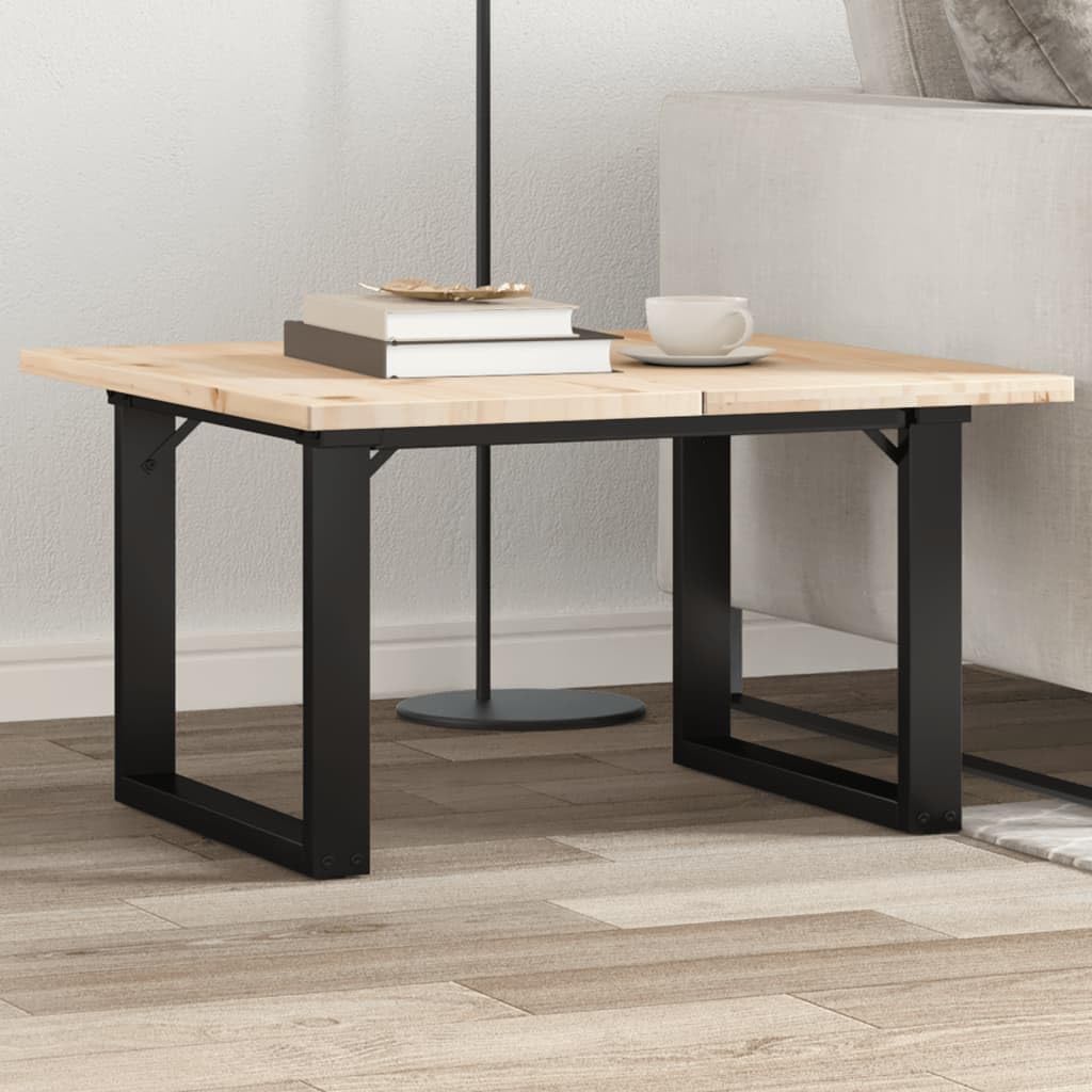 Gambe per tavolo da salotto, struttura O in acciaio, 60 x 40 x 38 cm