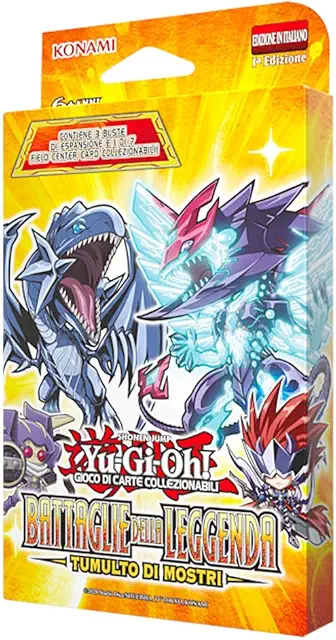 Yu-Gi-Oh! TCG Battaglie della Leggenda: Tumulto di Mostri - 3 Buste Collezionabili ITA