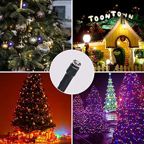 TEKLED® Solar String Lights | 200 LED Decorative String Lights | Waterproof Indoor Outdoor 72FT with Solar Panel | Multicolor | for Patio Garden Backyard Home Christmas Tree Party Gazebo Pergola