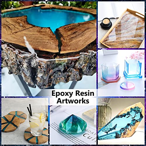 image for KISREL Epoxy Resin 1Gallon - Crystal Clear Epoxy Resin Kit - No Yellow