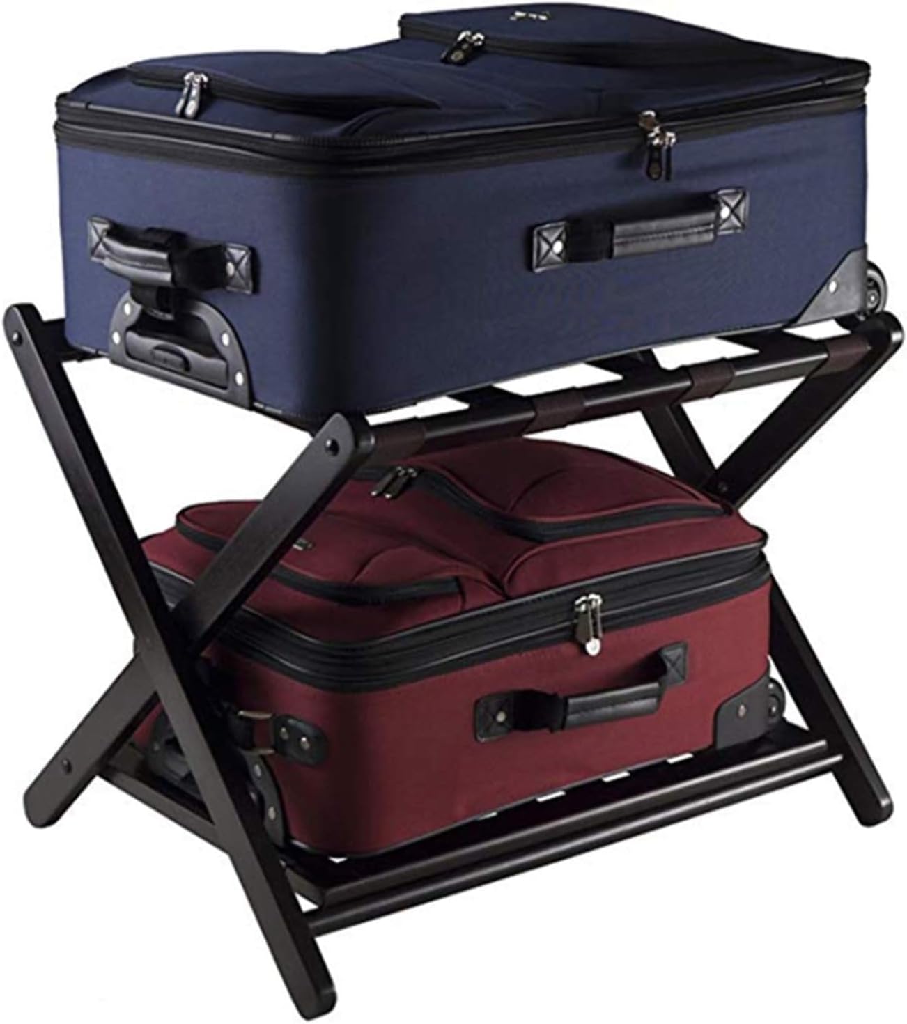 Luggage Rack Folding Suitcase Stand, Portable Mobile Foldable Storage Rack, Family Luggage Rack, Used in Hotel Rooms