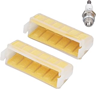Air Filter Set, 2pcs Chainsaw Replacement Parts with Air Filter and Spark Plug for Stihl MS210 MS230 MS250 021 023 025,Travel-Size Air Purifiers