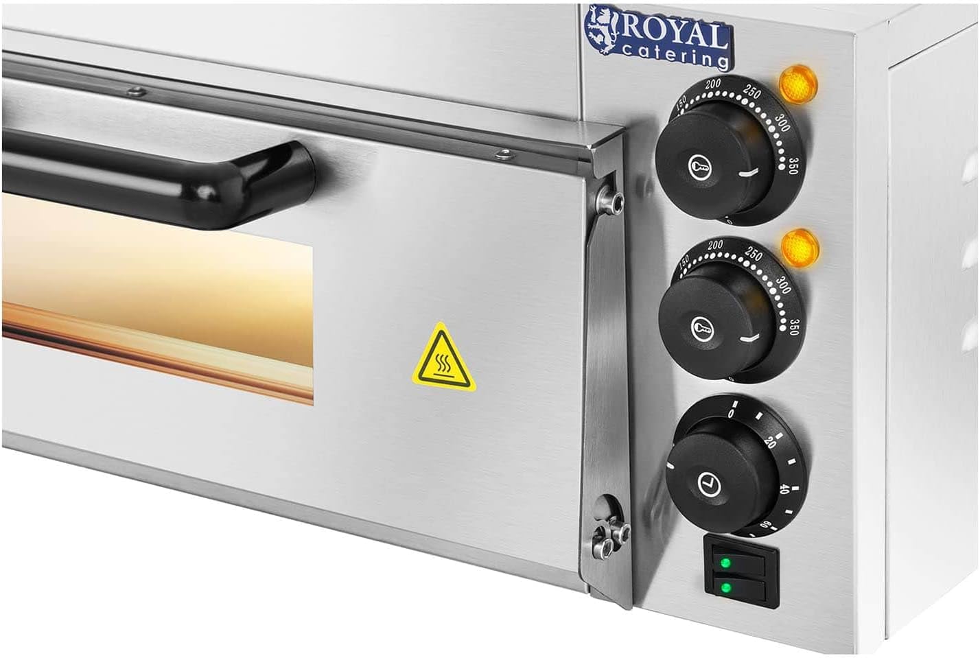 Royal Catering Forno Elettrico per Pizza Professionale RCPO-2000-1PE 1 compartimento Royal Catering Forno Elettrico per Pizza Professionale RCPO-2000-1PE 1 compartimento