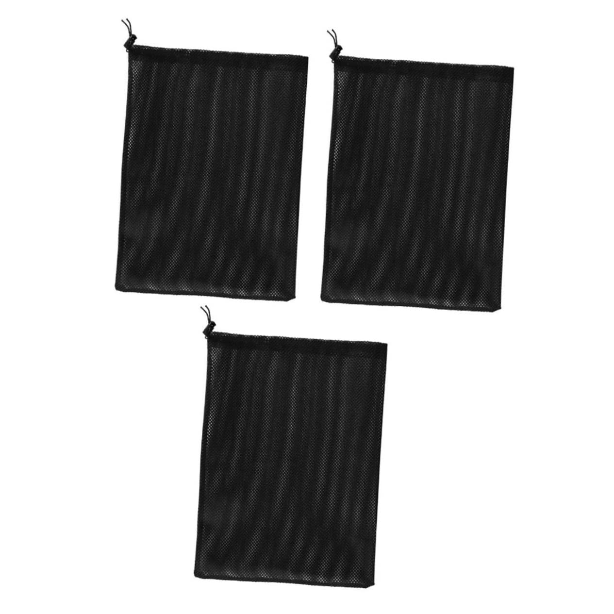 Hemoton 3sets 3pcs Water Pump Durable Polyester Drawstring Mesh Bag for Aquarium and Use Protects Pump Fish from Debris Easy to Clean 3pcs*3