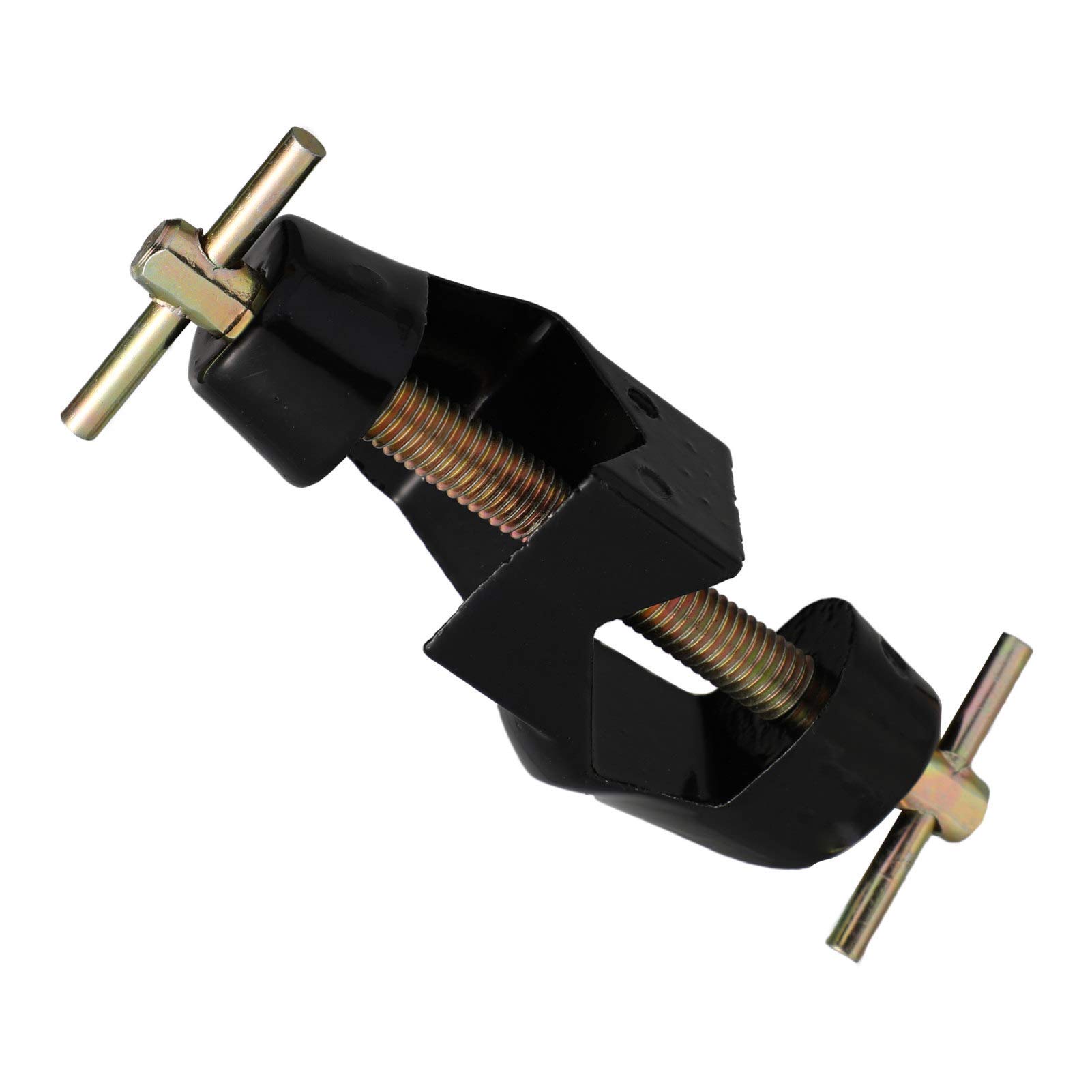SOLUSTRE 4 Sätze Kreuzclip Laborzubehör Labor-kreuzklemme Labor-klemmhalterung Iv Stehen Laborstativ-clip Ecke Vize Klemmbausteine Halterungsclip Laborklemme Zinklegierung Black 2 Stück * 4