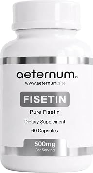 aeternum Premium Quality Fisetin 500mg 60 Capsules