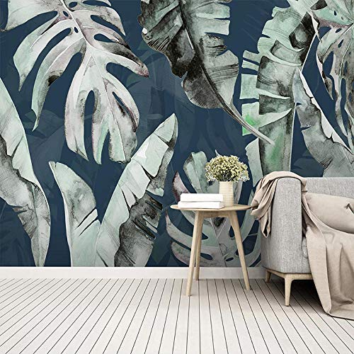 Papier peint 3D plante tropicale 350x245cm panoramique pour salon - 2