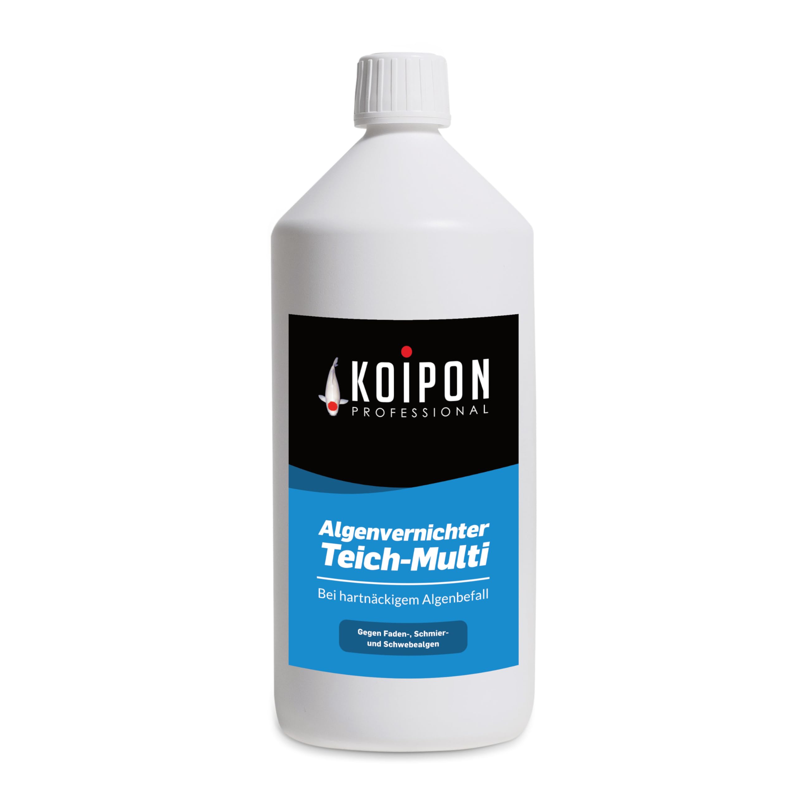 KOIPON Algenvernichter Teich-Multi 1L Gegen Fadenalgen Schmieralgen Schwebealgen Gartenteich