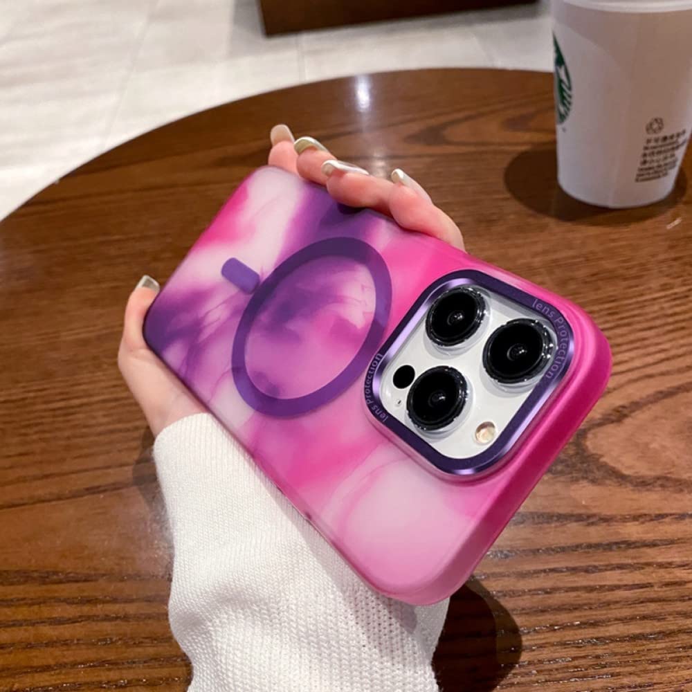 Coque de téléphone de charge magnétique pour iPhone 14 silicone premium