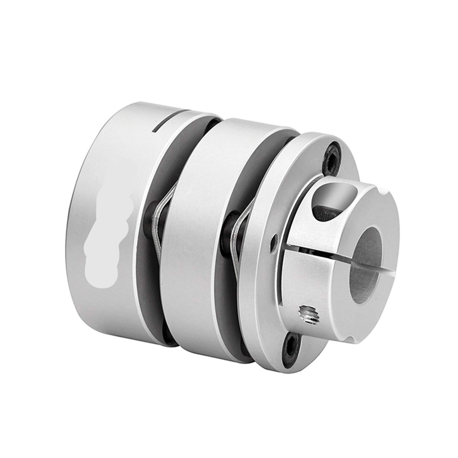 TEYWET Coupler Double Diaphragm Flexible Coupling Aluminum Alloy Clamp for CNC Encoder Stepmotor Metal (Inner Diameter : 32x41.5 (5 10)(5 15))