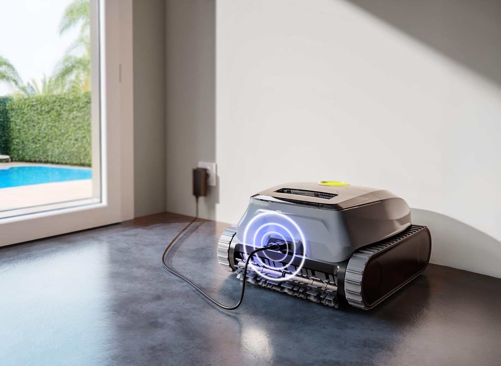 Zodiac Freedom Lite Robot de Piscine sans Fil avec Batterie au Lithium, Nettoyage Sol Parois Ligne d'Eau, Double Filtration 3 Heures