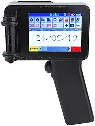 PrintPeak impressora a jato de tinta portátil, modelo portátil N6 com tela de toque de 4,3 HD, 12,7mm de impressão de impressão para QR Barcode sem design de cartucho