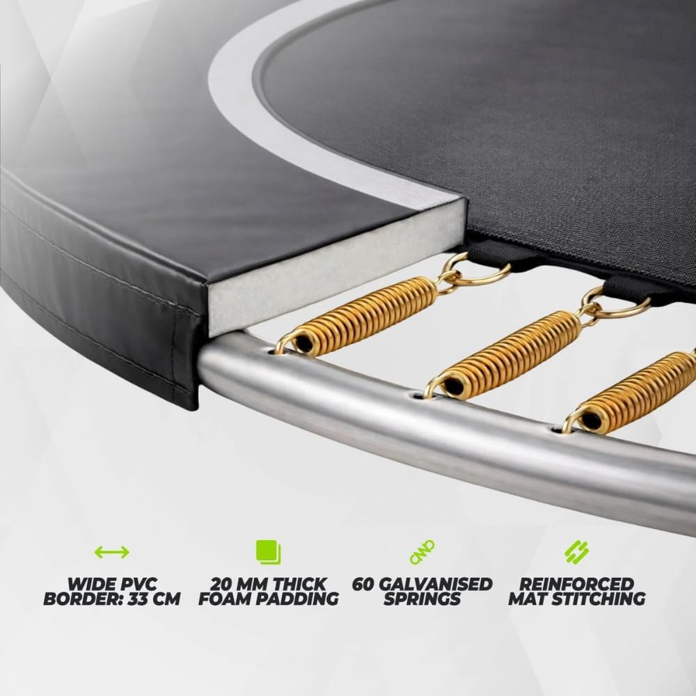 VirtuFit Trampolino Inground, 305 cm, senza rete di sicurezza