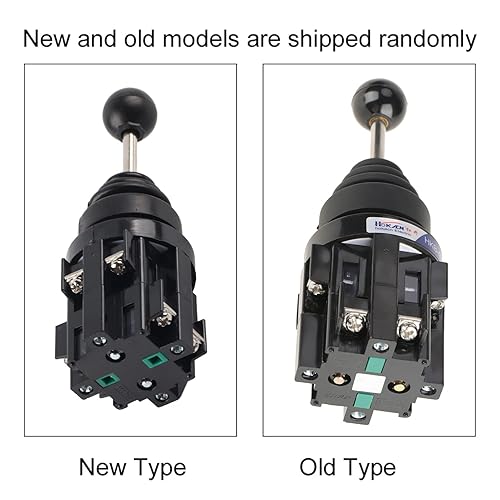 Miniatura 6 de Garosa CS 402 Interruptor de palanca de mando momentáneo 4NO Palanca de mando industrial 4 posiciones Equipo de control de reinicio automático