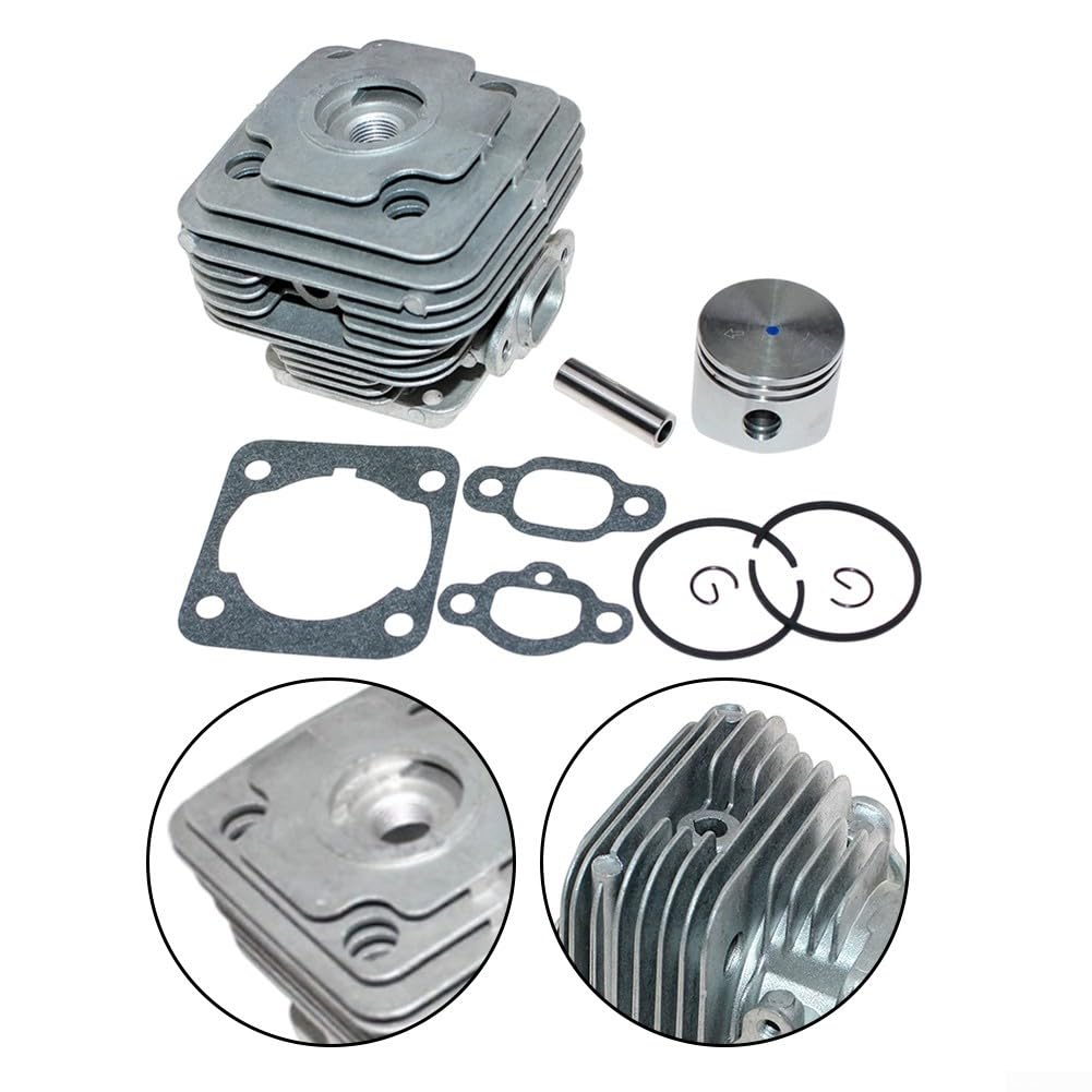 Zylinder für kolben Baugruppe 40mm für Oleo für mac für efco Trimmer BC420 BCF420 741 Sparta 424 440 441 4400 OM43 8410 Robustes Metall Kit