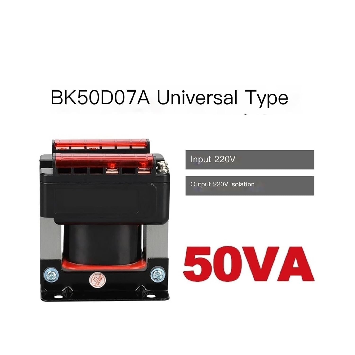 Transformer BK 50VA 220V220V Isolation All-Copper Coil Control Machine Tool Isolated Single-Phase Electrical