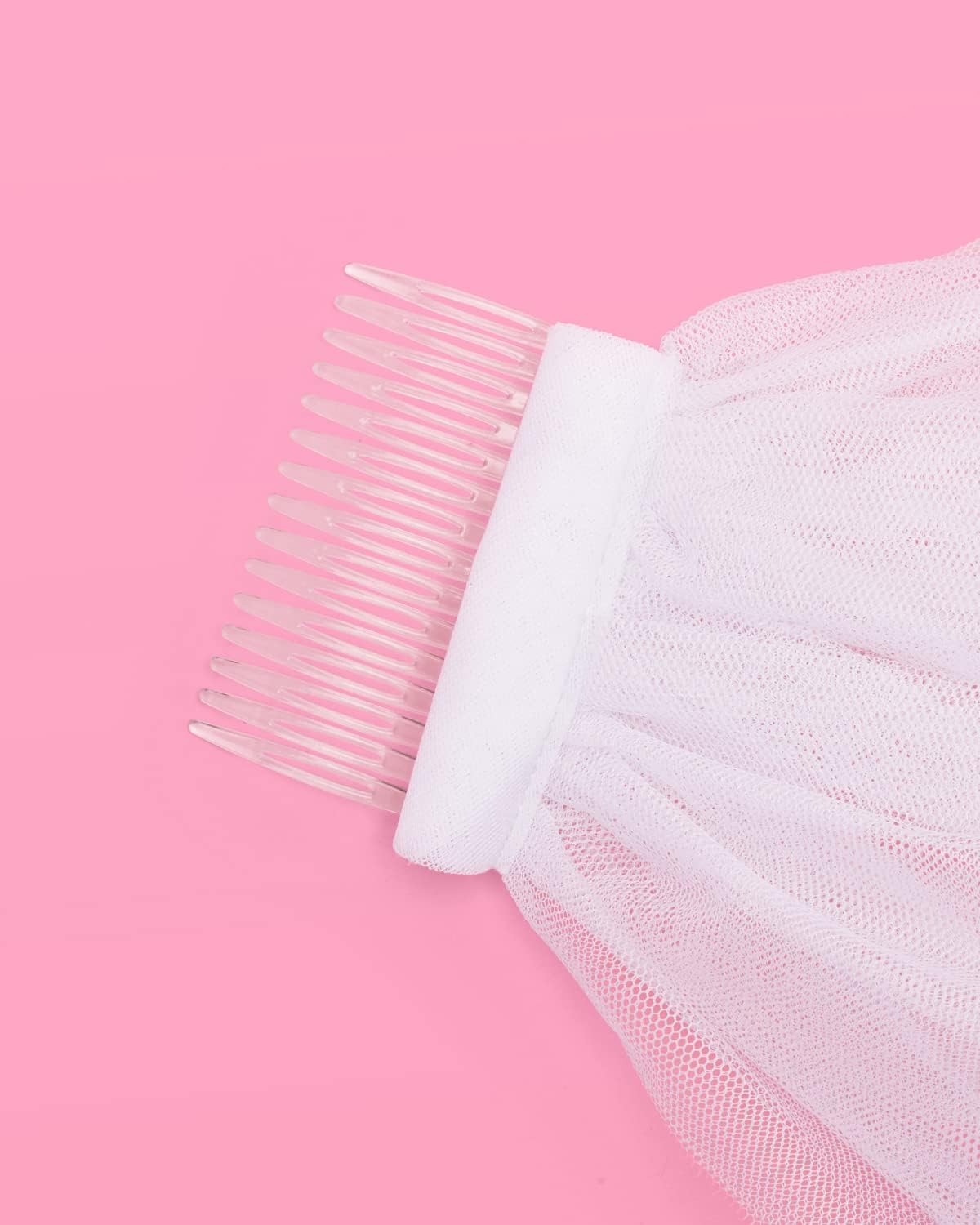 xo, Fetti Bachelorette Party Decorations Pink Ombre Bridal Veil | Headband Decorations, Bride To Be Gift, Wedding, Bridal Shower - Image 4