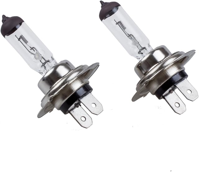 2 x Car Front Head Light Headlight H7 Bulb Light Lamp 12V