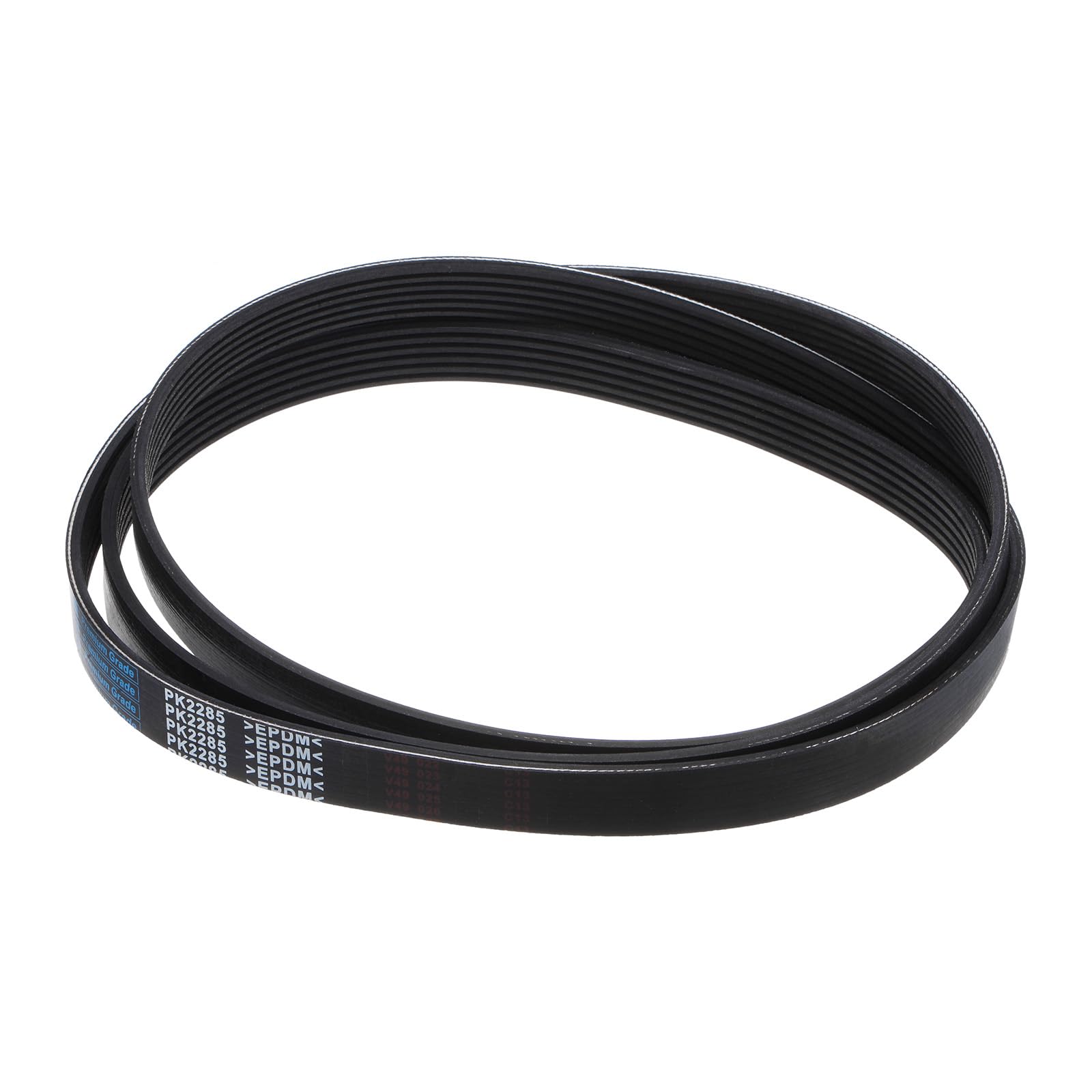 QUARKZMAN Correa Trapezoidal 6PK2285 de 5 Nervios, Longitud de 2285 mm x Ancho de 21 mm x Grosor de 5 mm, Correa en V de EPDM, Correa de Transmisión Industrial
