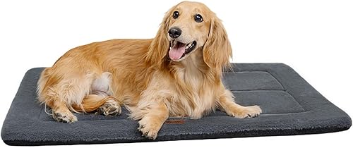 Miniatura 20 de Made4Pets Cojín Cama para Jaula de Perros Medianos y Grandes, Lavable y Reversible, Tapete Antideslizante para Perrera para un Sueño Acogedor, Cama