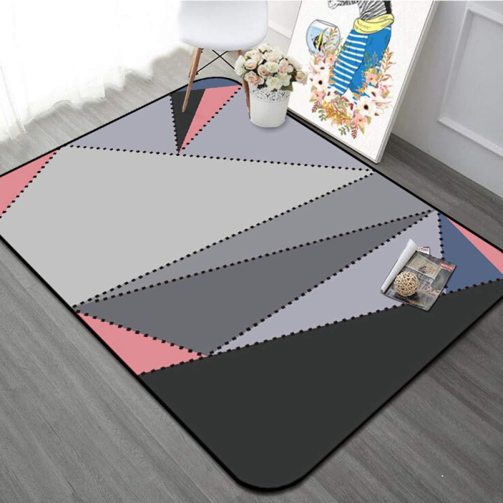 Tapis de style nordique MU : couverture de sol décontractée chambre