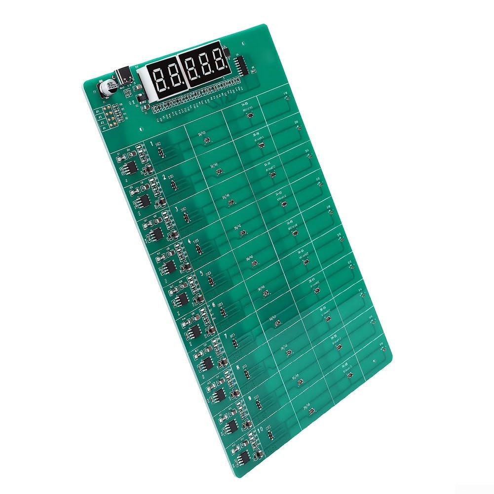 Orologio per tester batteria, per scheda di ricarica di attivazione della batteria, strumento di test per pila a bottone per test e riattivazione della batteria