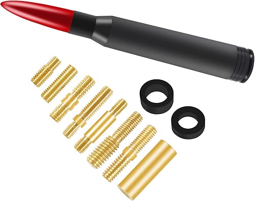 Miniatura 3 de Antena de repuesto para Ford F Series F150 Raptor F250 F350 F450 Super Duty Ranger Dodge RAM 1500 2500 3500 Heavy Duty Classic Pickup Truck (rojo)