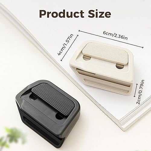 Miniatura 2 de 2 cuchillos utilitarios de retrotracción automática mejorados, cortador magnético retráctil con cuchillas de cerámica de seguridad y ranura en