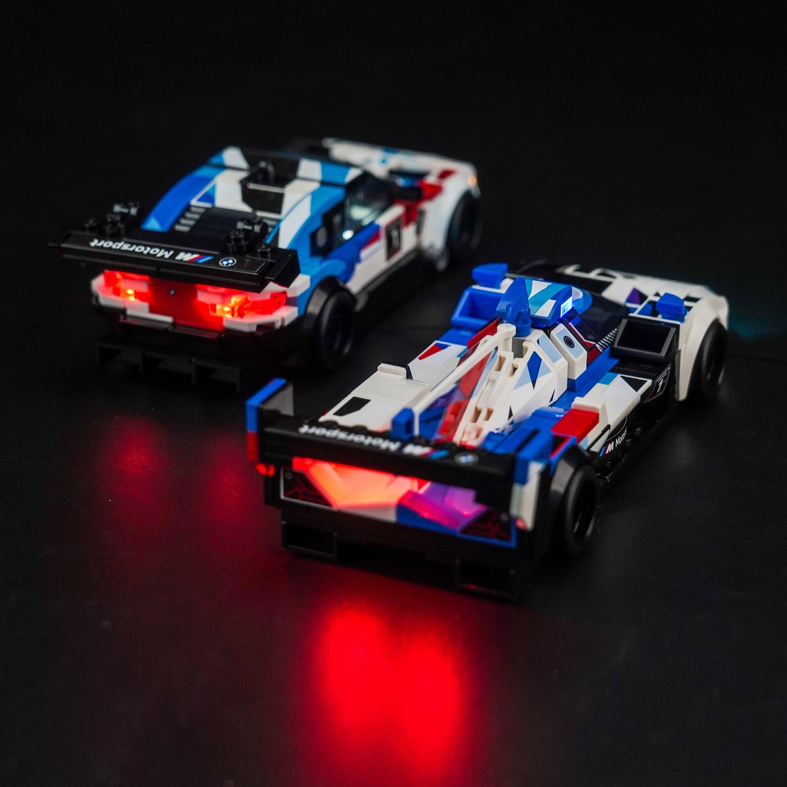 LED Light Set for LEGO BMW M4 GT3 & M Hybrid V8 Race Cars - Creative Decoration Lighting (No LEGO Included) - Image 3