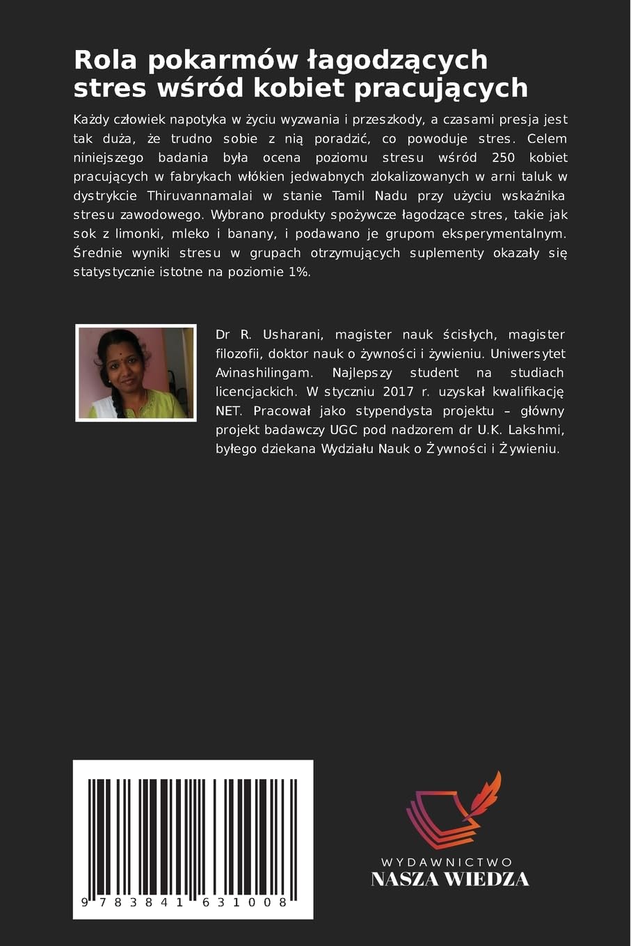 Rola pokarmów ¿agodz¿cych stres w¿ród kobiet pracuj¿cych: Wp¿yw suplementacji wybranych pokarmów na radzenie sobie ze stresem w¿ród kobiet pracuj¿cych
