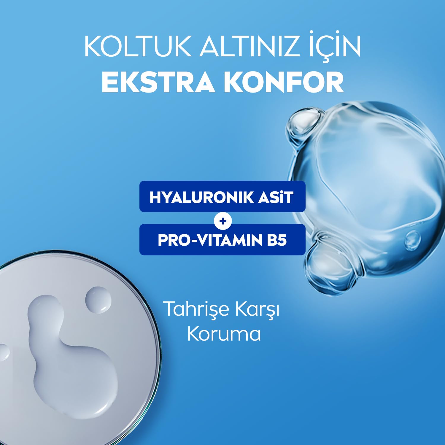 NIVEA Kadın Roll on Deodorant Derma Control Defend 50 ml,Tahrişe Karşı Koruma, 72 Saat Anti Perspirant Koruma,Alkolsüz Formül,Hyaluronik Asit, Provitamin B5