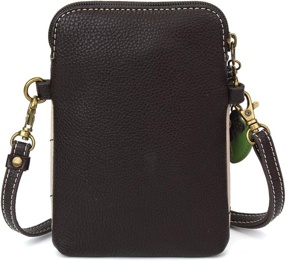 CHALA Farm Animal Collection Cell Phone Crossbody Purse-Women PU Leather/Canvas Multicolor Handbag with Adjustable Strap - Image 2