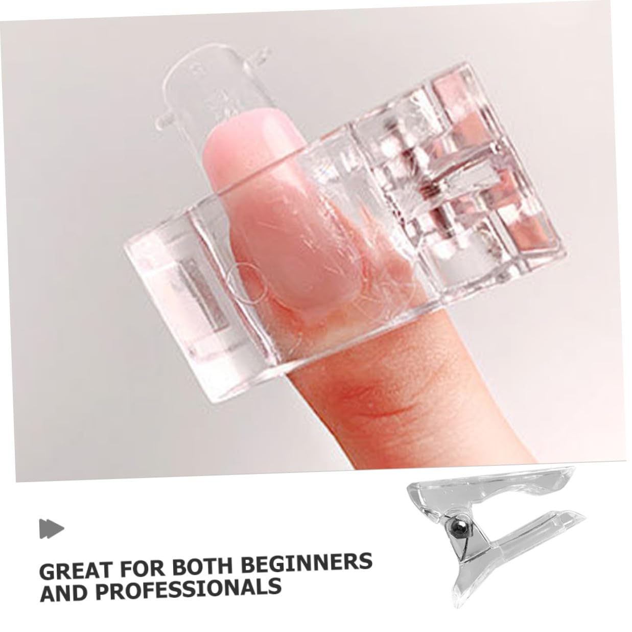MERRYHAPY Gel Nail Tip Clips Nail Forms for Gel Extension Application for Manicure
