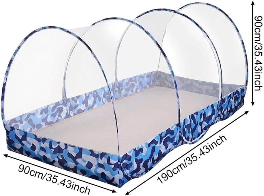 Mosquito Net for Bed, Portable Foldable Camping Travel Mosquito Net, Up Mosquito Tent for Bed Outdoor Camping Travel Patio